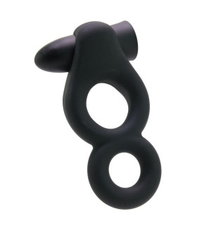 Двойное эрекционное кольцо с вибрацией RENEGADE - No Taboo