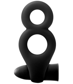 Двойное эрекционное кольцо с вибрацией RENEGADE - No Taboo