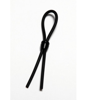 Эрекционное лассо "Эрекция под контролем" черное - No Taboo