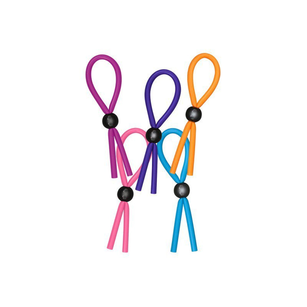 Ерекційне кільце-утяжка TOY JOY різних кольорів, 1 шт (21334), zoom