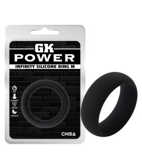 Эрекционное кольцо Chisa широкое, черное, 4.2 см - No Taboo