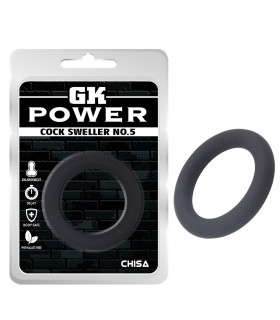 Силиконовое эрекционное кольцо черного цвета - No Taboo