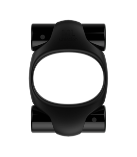 Ерекційне кільце чорного кольору з двома вібропулями ML Creation( My Love), чорний - No Taboo