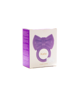 Ерекційне кільце з вібрацією у формі бантика KATE - No Taboo