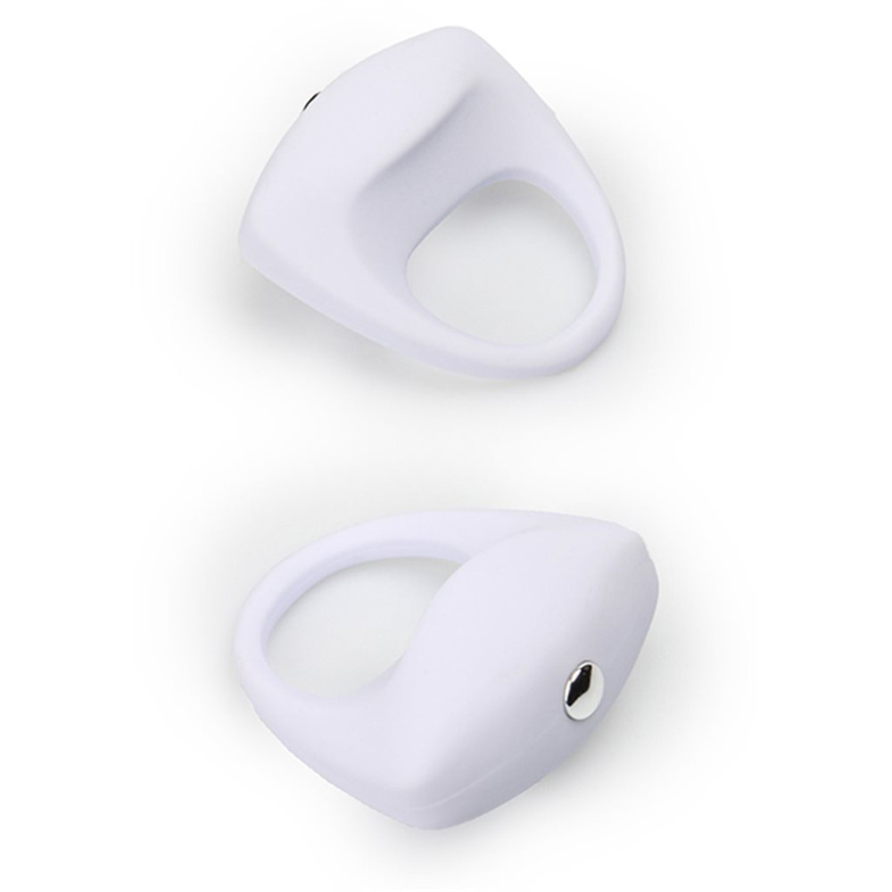 Эрекционное кольцо белое LIT-UP SILICONE STIMU RING (33063), zoom