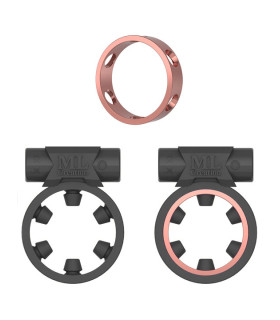 Ерекційне кільце C вібропулів Magic Ring ML Creation( My Love), чорне - No Taboo