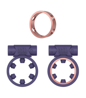 Эрекционное кольцо c вибропулей Magic Ring ML Creation (My Love), серое - No Taboo