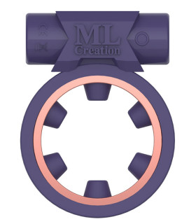 Эрекционное кольцо c вибропулей Magic Ring ML Creation (My Love), серое - No Taboo