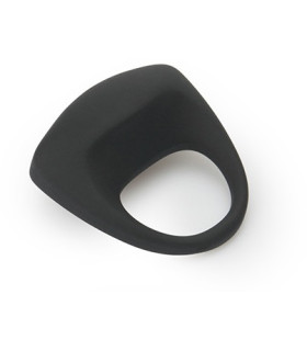 Ерекційне кільце чорне з вібрацією - No Taboo