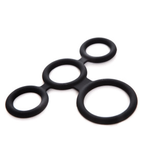 Ерекційне кільце на пеніс і мошонку, 100% медичний силікон - No Taboo