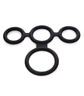 Ерекційне кільце на пеніс і мошонку, 100% медичний силікон - No Taboo