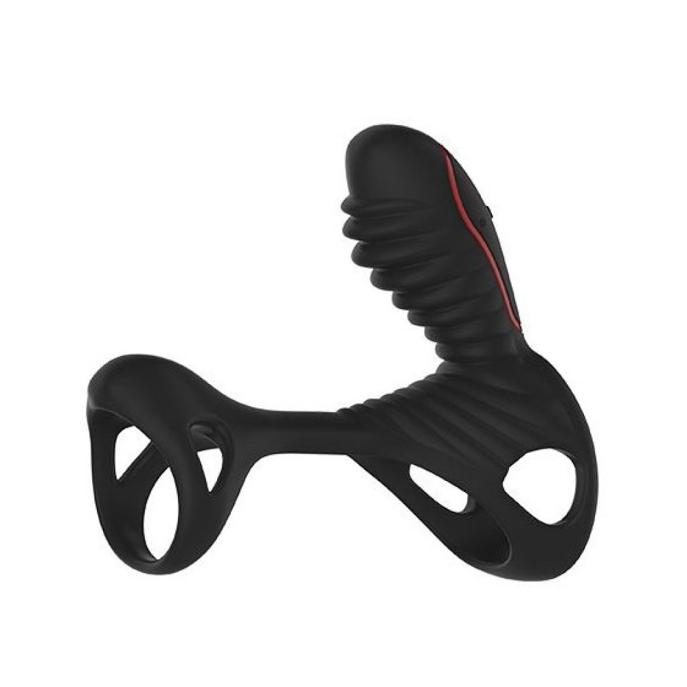 Эрекционное кольцо Gladiator с пультом LRS и вибрацией (27235), zoom