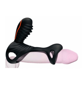 Ерекційне кільце Gladiator з пультом LRS і вібрацією - No Taboo