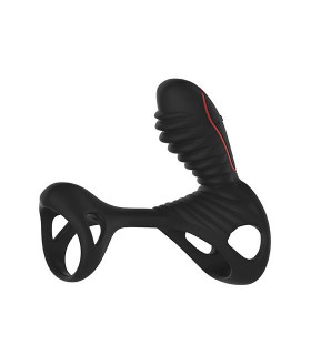 Ерекційне кільце Gladiator з пультом LRS і вібрацією - No Taboo