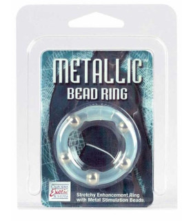 Ерекційне кільце Metallic Bead Ring - No Taboo