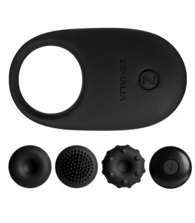 Ерекційне кільце з вібрацією і змінними насадками Ceres - No Taboo