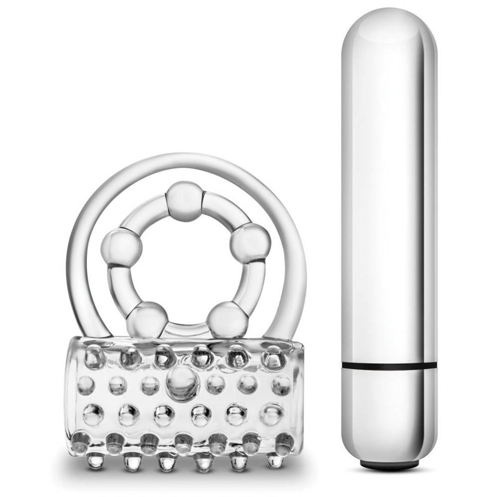 Подвійне ерекційне кільце з вібрацією (33376), zoom