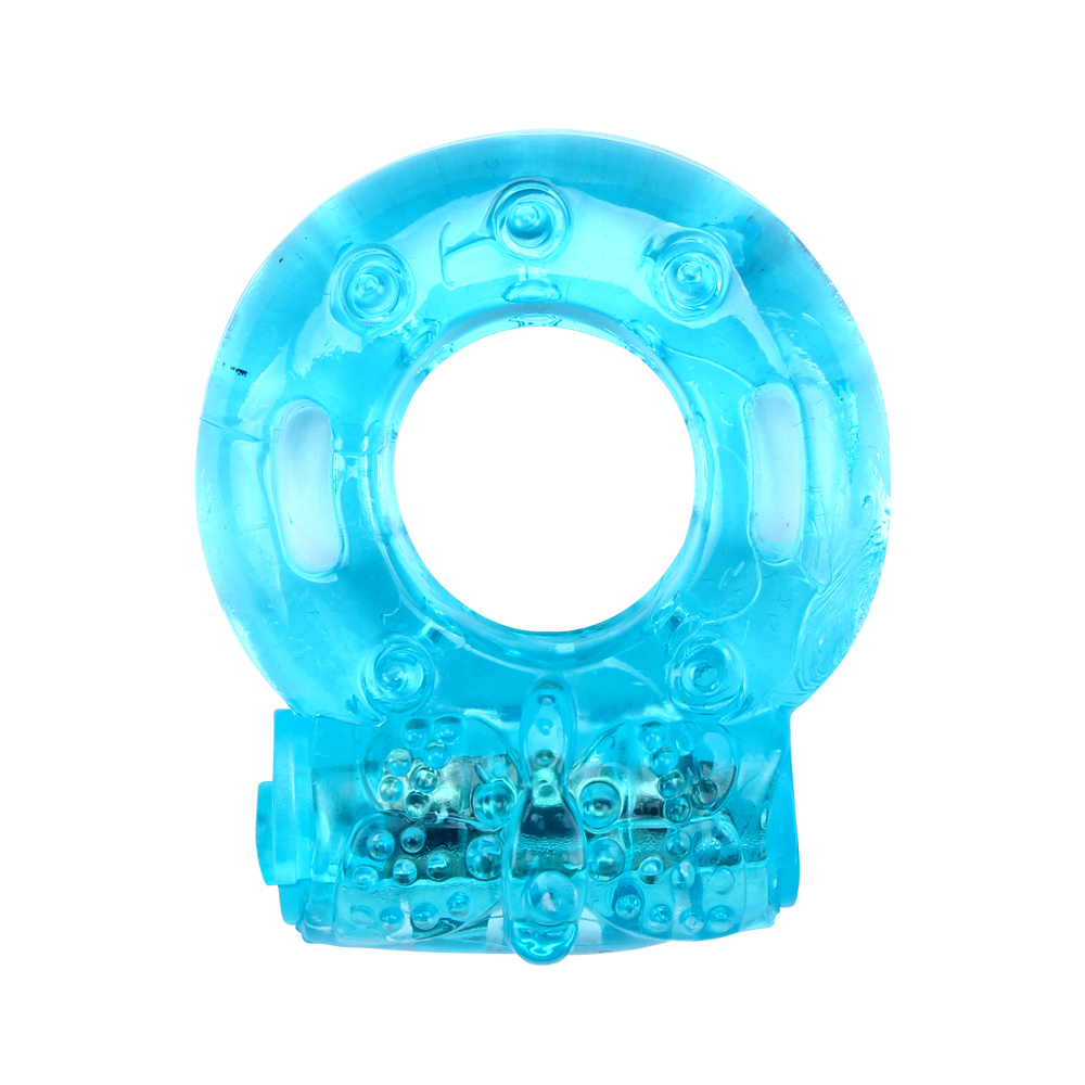 Эрекционное виброкольцо Chisa голубое, 1.7 см (29046), zoom