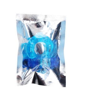 Эрекционное виброкольцо Chisa голубое, 1.7 см - No Taboo