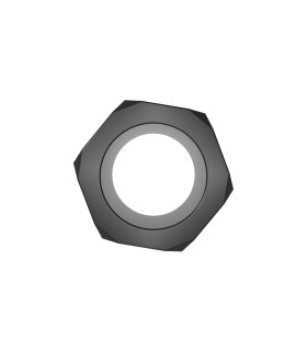 Чорне ерекційне кільце у формі "Гайка" - No Taboo