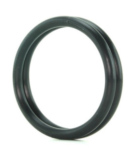 Подвійне ерекційне кільце чорного кольору - No Taboo