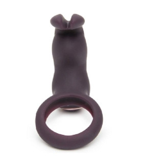 Эрекционное кольцо с вибрацией Lost in Each Other от Fifty Shades of Grey, фиолетового цвета - No Taboo