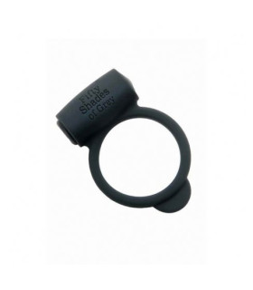 Ерекційне кільце з вібрацією Fifty Shades Of Grey, чорного кольору - No Taboo
