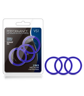 Набор эрекционных колец Perfomance, 3 шт - No Taboo