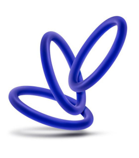Набір синіх ерекційних кілець, 3 шт - No Taboo
