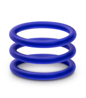 Набір синіх ерекційних кілець, 3 шт - No Taboo
