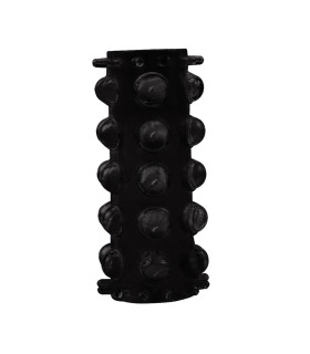 Насадка на пеніс із відкритою головкою Chisa get lock, чорна, 1 шт - No Taboo