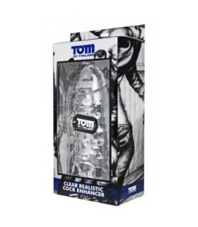 Насадка для члена Tom of Finland Clear Realistic Cock Enhancer - No Taboo