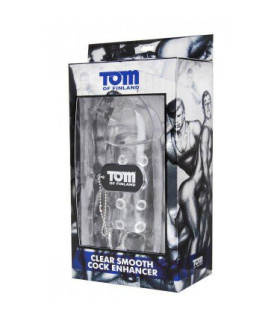 Насадка для члена Tom of Finland Clear Smooth Cock Enhancer - No Taboo