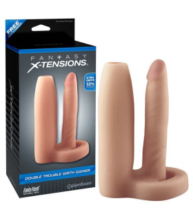 Насадка подвійне проникнення кібершкіра X-Tensions - No Taboo