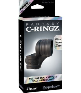 Насадка Mr BIG COCK RING AND BALL STREТCHER - No Taboo