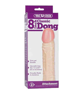 Реалистичная насадка на страпон 19 см, диаметр - 4, Vac-U-Lock - No Taboo