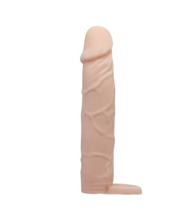 Удлиняющая насадка на пенис с утяжкой на мошонку - No Taboo