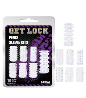 Насадка на пеніс Chisa із відкритою головкою велика, біла, 1 шт. - No Taboo