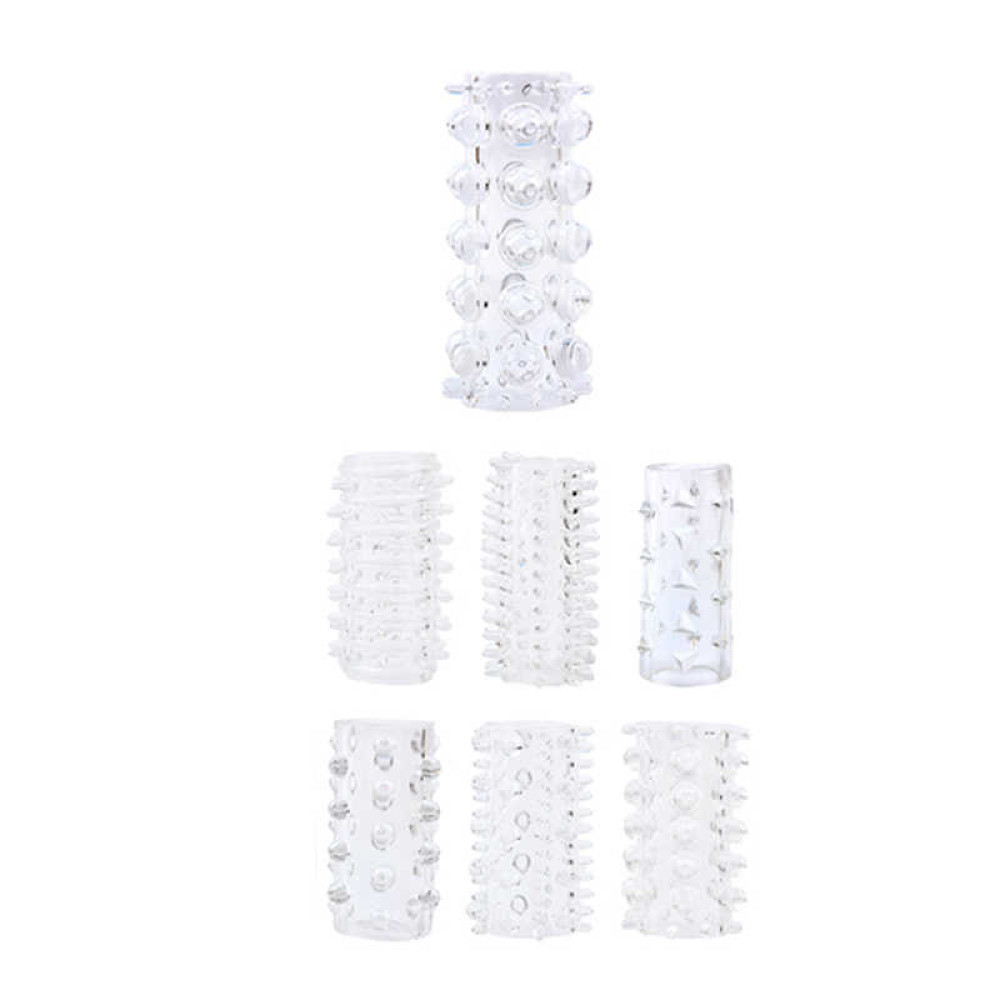 Насадка на пеніс Chisa із відкритою головкою маленька, біла, 1 шт. (29027), zoom