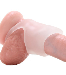 Насадка на пенис с петлей на мошонку - No Taboo