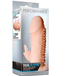 Насадка із закритою головкою Performance-Dual Sleeve - No Taboo