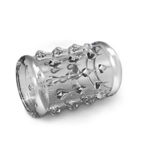 Насадка на пеніс Blush Stay Hard рельєфна, прозора, 5 х 3.2 см - No Taboo