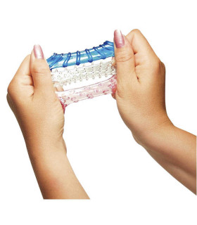 Рельєфна насадка на член з відкритою головкою Tokio 1шт - No Taboo