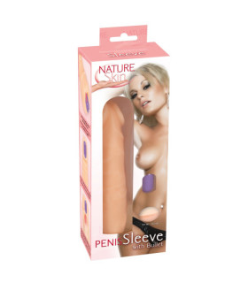 Насадка для збільшення члена з вібрацією - No Taboo