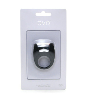 Стильне віброкільце OVO (чорне) - No Taboo