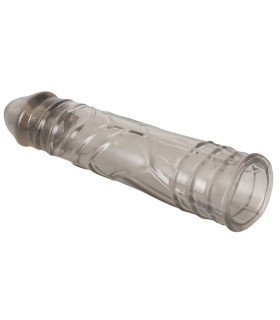 Рельефная удлиняющая насадка на пенис - No Taboo