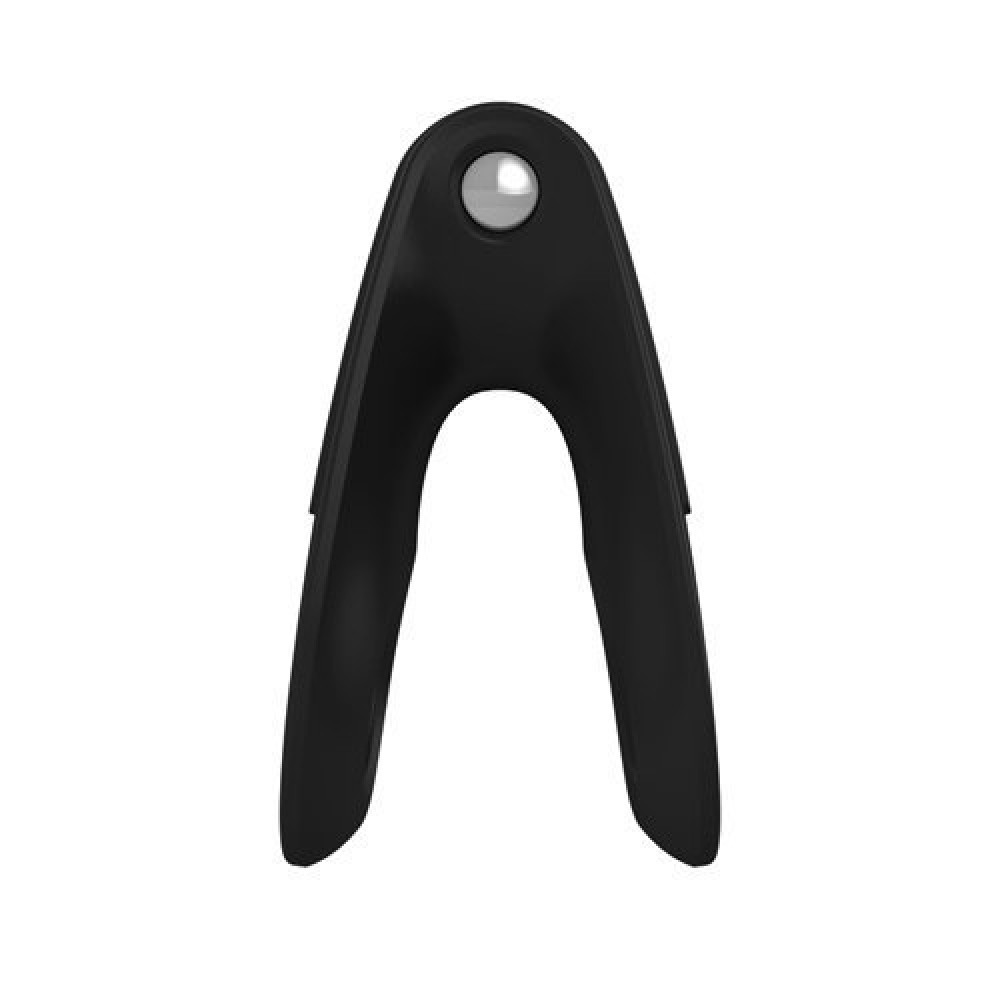 Черное двойное эрекционное кольцо OVO (9807), zoom