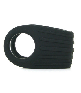 Черное двойное эрекционное кольцо OVO - No Taboo