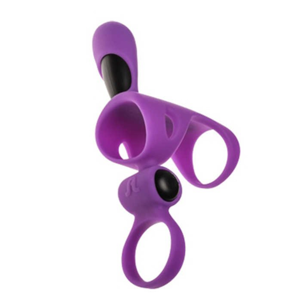 Насадка с вибрацией и эрекционным кольцом (29236), zoom