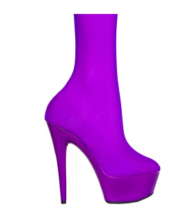 Ботфорты чулки для стрипа фиолетовые 38р - No Taboo